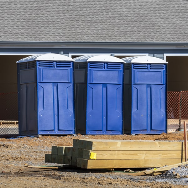 how do you ensure the portable restrooms are secure and safe from vandalism during an event in Alpine New Jersey